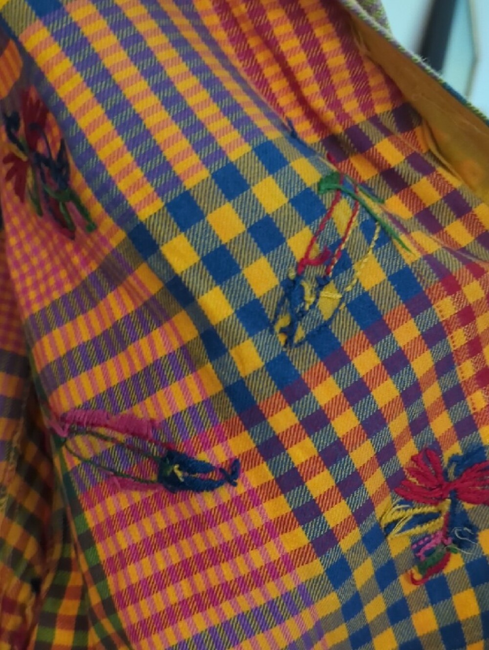 Esprit Colorful Plaid Button-Up Shirt - Picture 10 of 10
